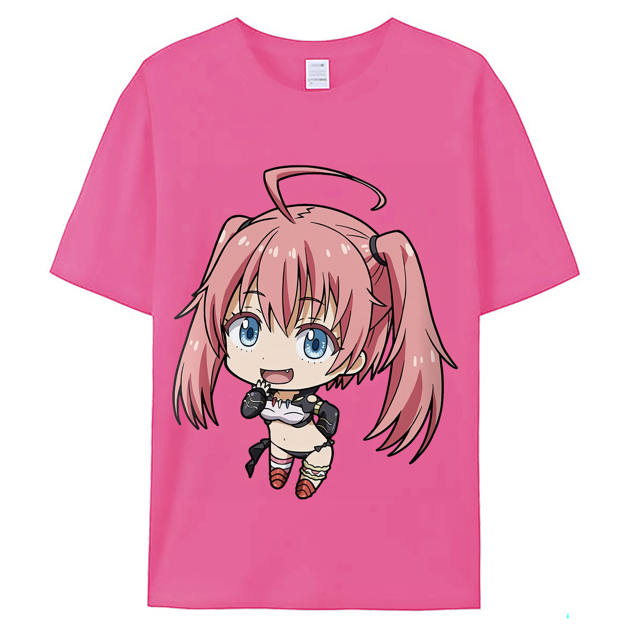 （画像用） 転スラ Regarding Reincarnated to Slime レディースカジュアルプリントTシャツ（綿100％）